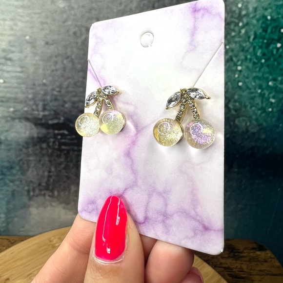 Jewelry - Iridescent Cherry earrings